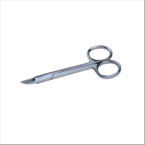 Crown And Collar Scissors Curved 4.5"