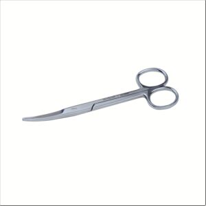 Mayo Scissors Curved 4.75"