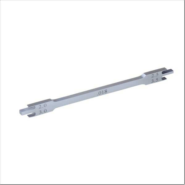 Pedo Stainless Steel Height Gauge .018 Slot - Image 2