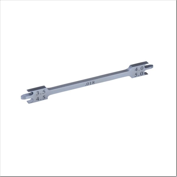 Stainless Steel Height Gauge .018 Slot