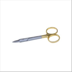 Crown And Collar Scissors Straight T.C. Inserted 4.5"