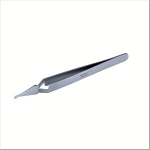 Self-Locking Bracket Tweezer Serrated Tips Straight