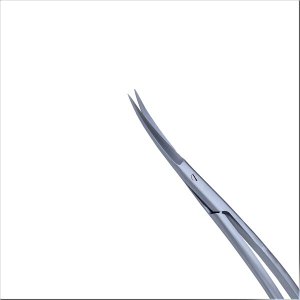 La Grange Double Curved Scissors T.C. Inserted 4.5" - Image 3