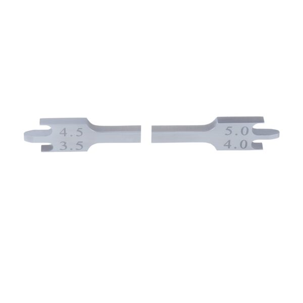 Stainless Steel Height Gauge .018 Slot - Image 3