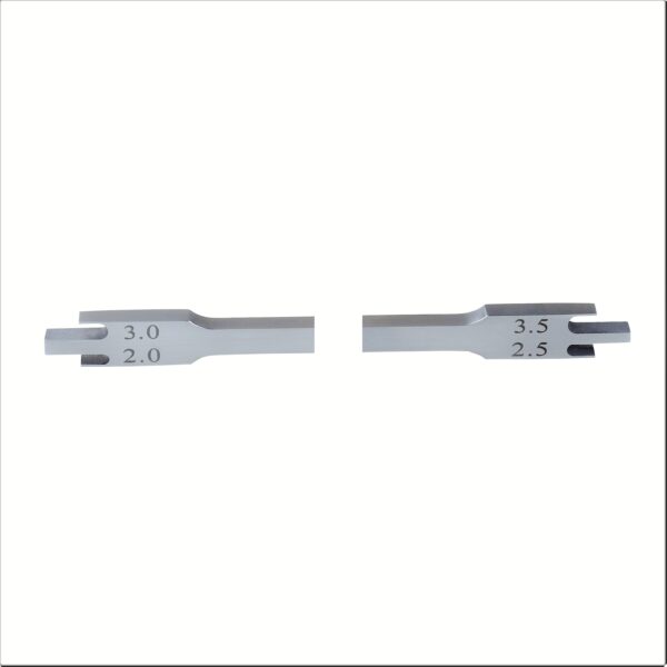 Pedo Stainless Steel Height Gauge .018 Slot - Image 3