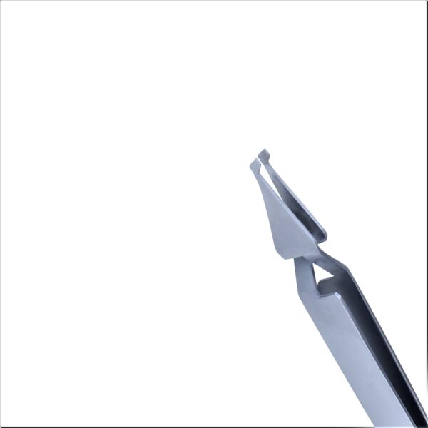 Self-Locking Bracket Tweezer Serrated Tips Straight - Image 3