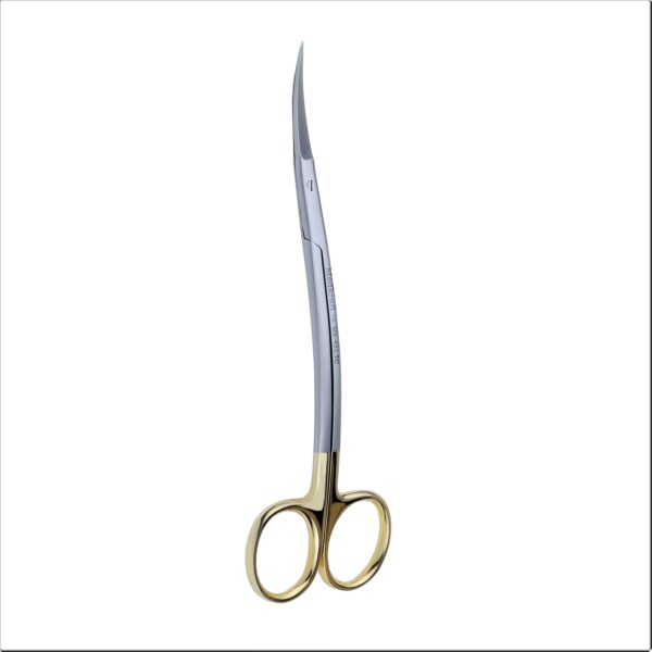 La Grange Double Curved Scissors T.C. Inserted 4.5" - Image 2
