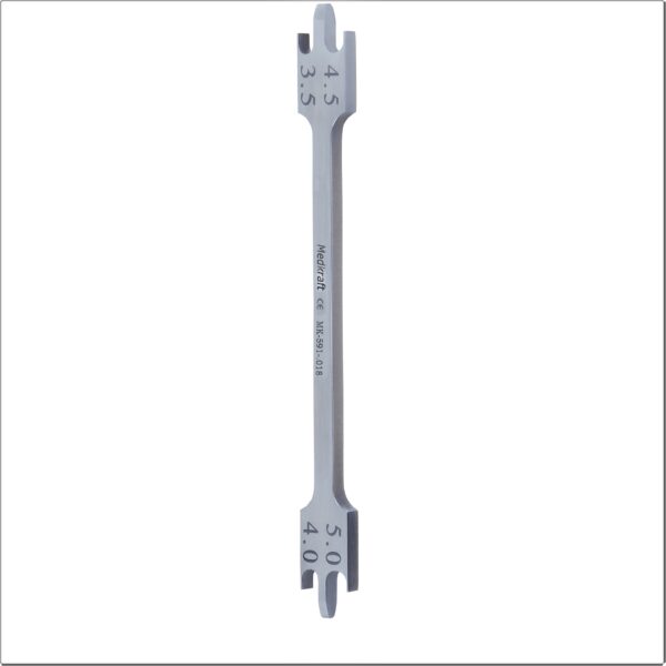 Stainless Steel Height Gauge .018 Slot - Image 2