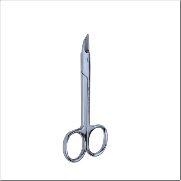 Crown And Collar Scissors Curved 4.5" - Image 2